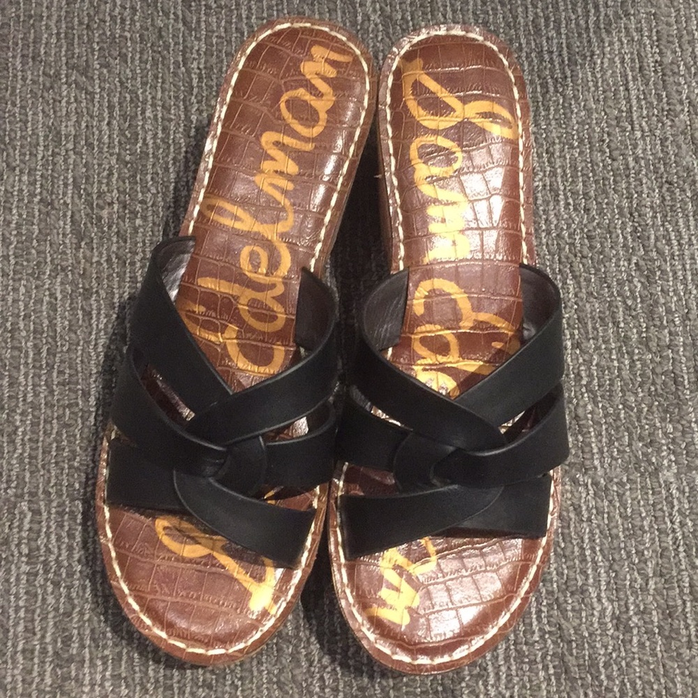 Sam Edelman Raynere Cork Slide Wedge Sandal